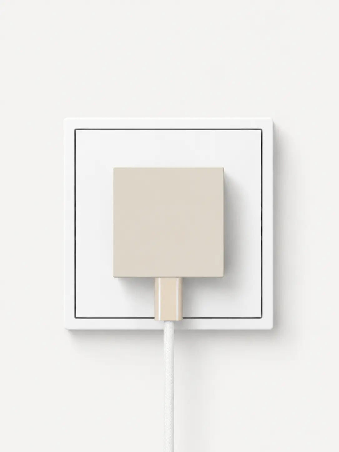 USB-C Kabel 60W gewebt | Farbe: Dune | Länge: 1m