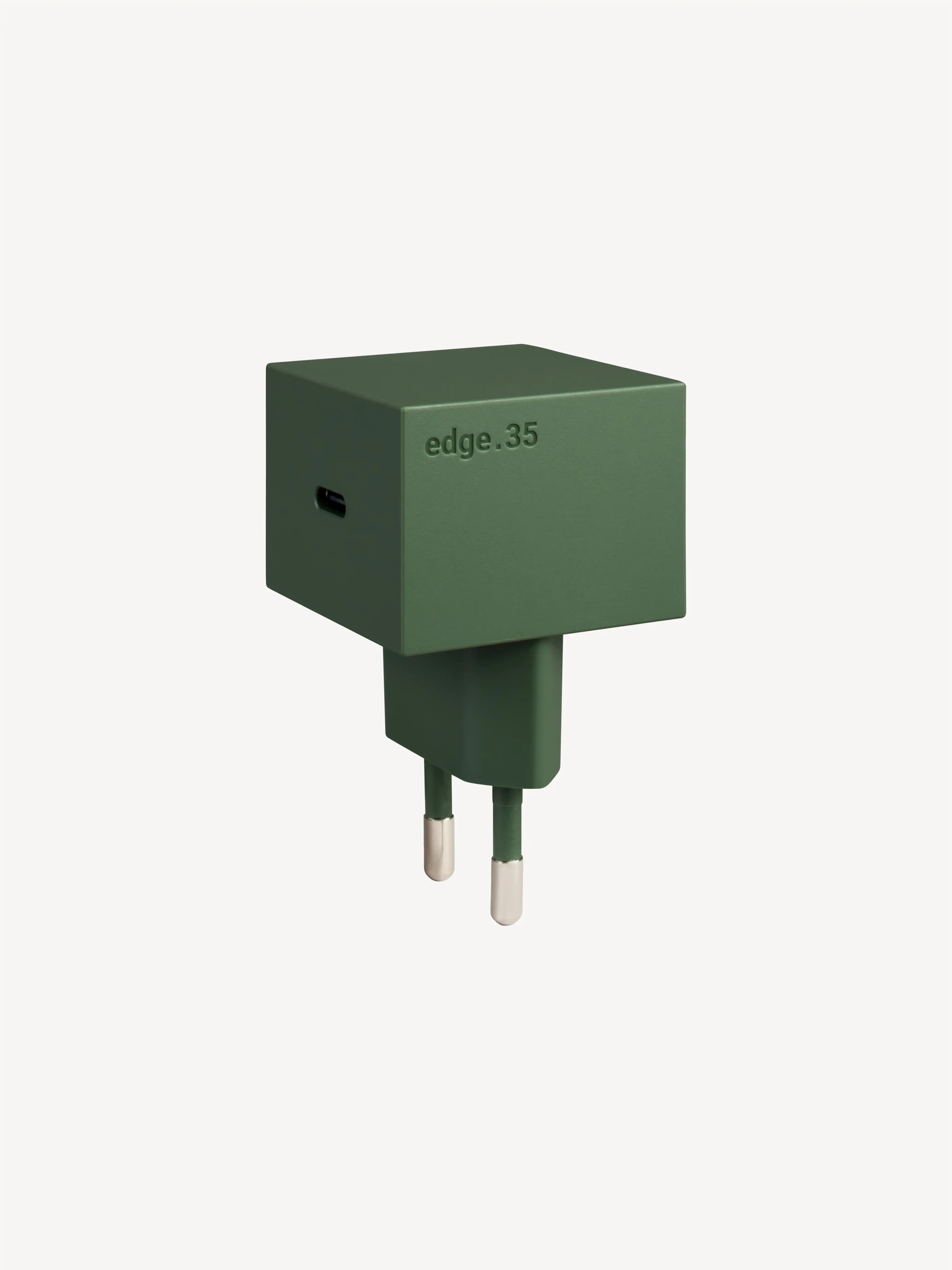 edge.35W USB-C-Ladegerät. Farbe: Forest