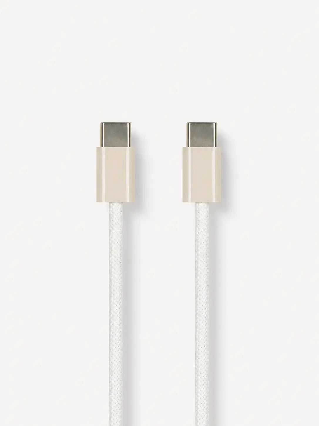 USB-C Kabel 60W gewebt | Farbe: Dune | Länge: 1m