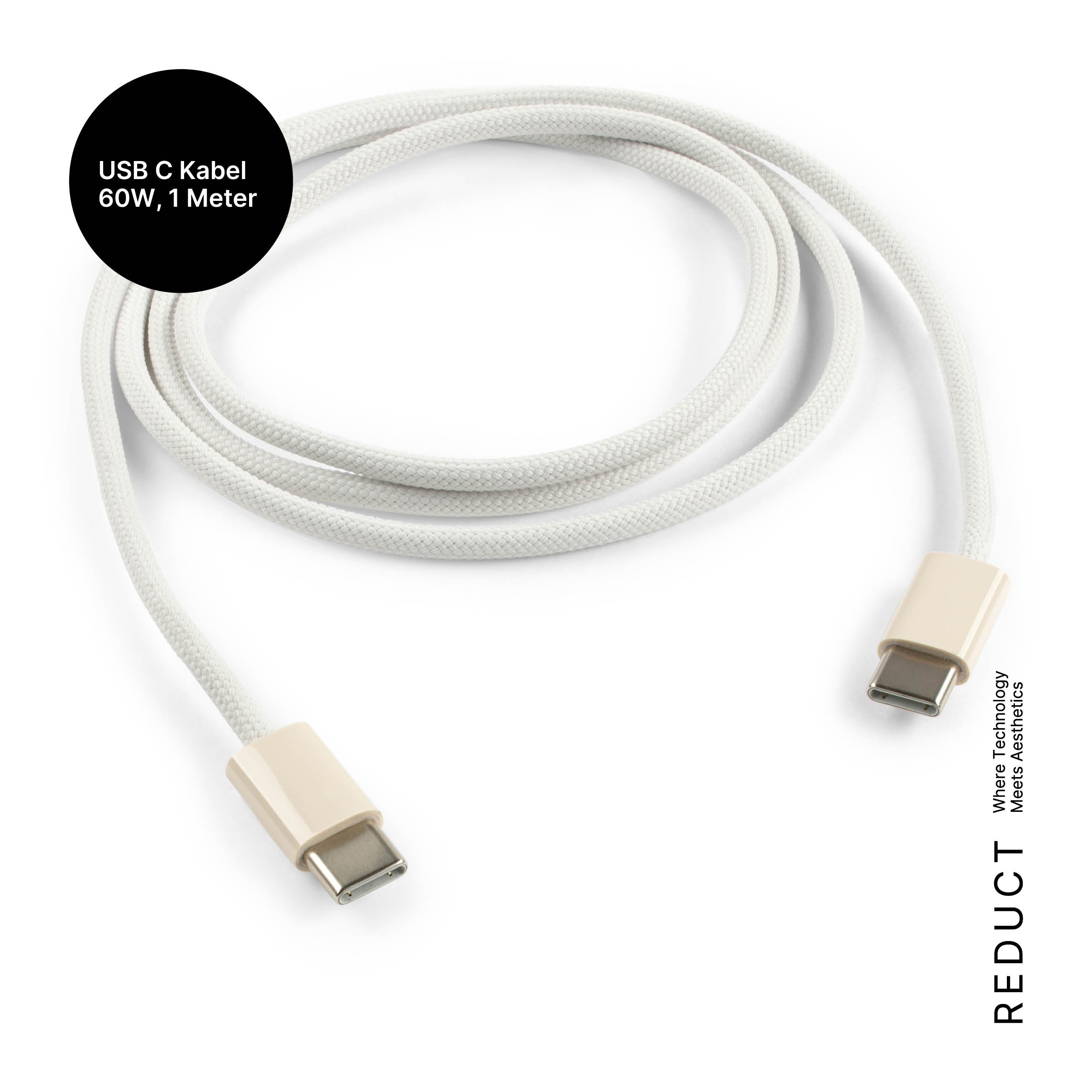 USB-C Ladegerät 35W (Black) + USB-C Kabel (Dune)